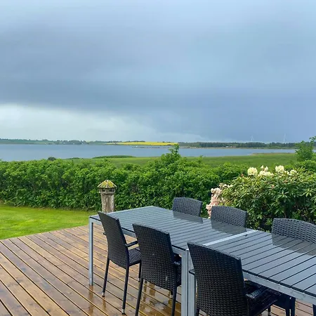 With Water View By Protected Coastline Roslev